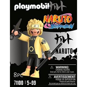 Playmobil 71100 Naruto Rikudou Sennin Mode - Naruto - Héros Issu de la série danime - pour reconstituer des scènes légendair