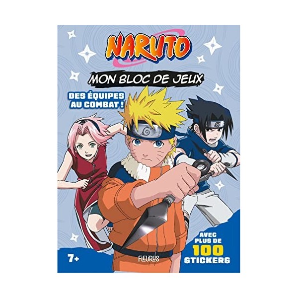 Mon bloc de jeux Naruto + stickers - Des équipes au combat !