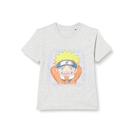 Naruto Fille Ginarutts007 T shirt, Gris Chiné, 12 ans EU