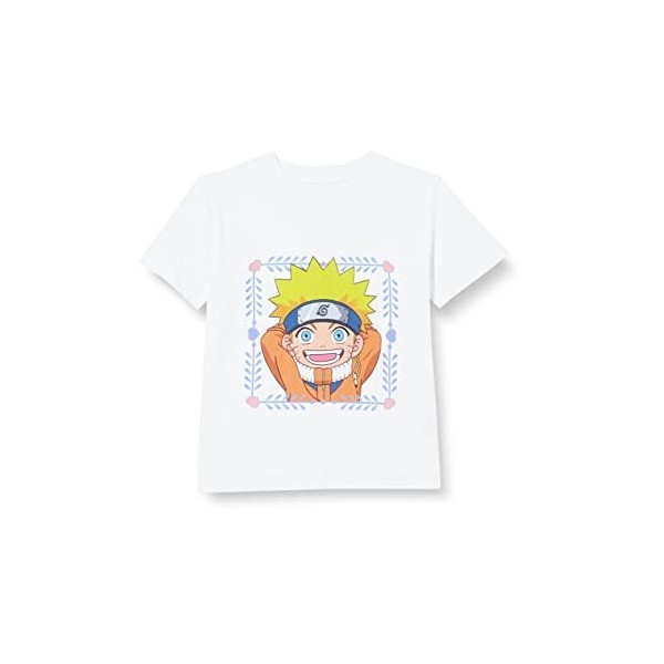 Naruto Fille Ginarutts007 T shirt, Gris Chiné, 12 ans EU