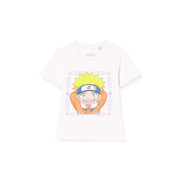 Naruto Fille Ginarutts007 T shirt, Gris Chiné, 12 ans EU