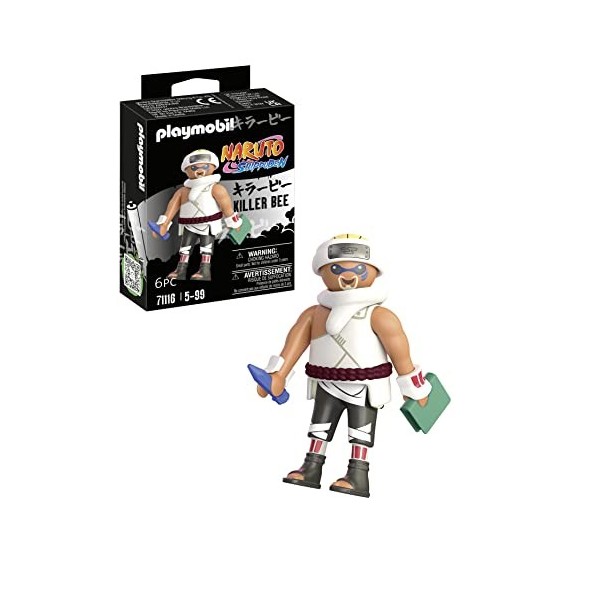 Playmobil 71116 Killer B - Naruto - Héros Issu de la série danime - pour reconstituer des scènes légendaires ou Inventer de 