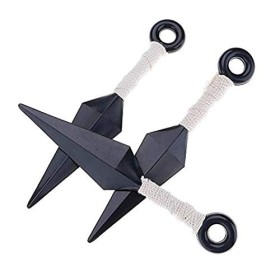SoMulti Lot De 3 Kunai Ninja Naruto Konoha Accessoire Deguisement Cosplay