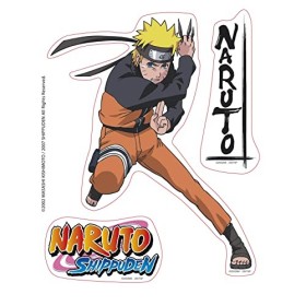 ABYSTYLE - NARUTO SHP - Stickers - 16x11cm - Naruto/Jiraiya
