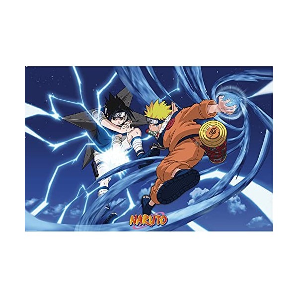 ABYSTYLE - NARUTO - Poster Naruto & Sasuke 91.5x61cm 