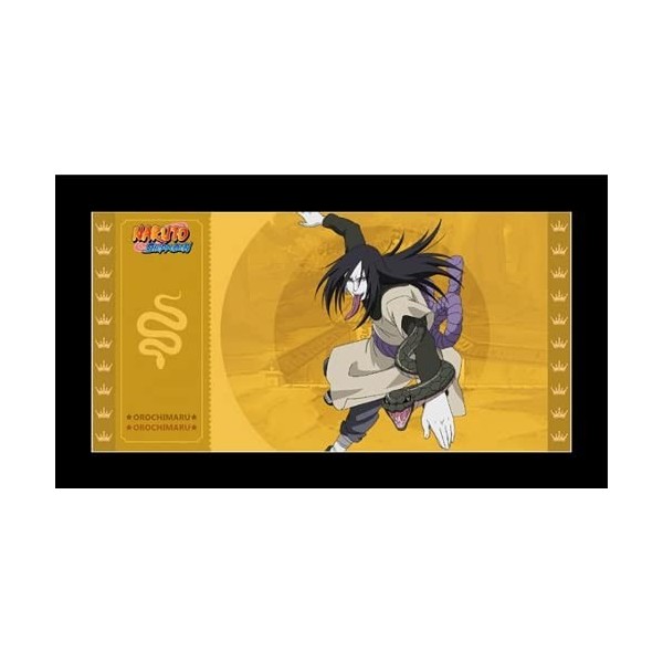 Cartoon Kingdom Billet dor Orochimaru 10 SOBRES Naruto Shippuden 8 Collection 1