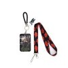 Fukujin Kakashi Lanière avec Porte Cartes,Anime Courroie de Cou de Lanière,anime cordon pour clés,Lanière porte-badge