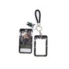 Fukujin Kakashi Lanière avec Porte Cartes,Anime Courroie de Cou de Lanière,anime cordon pour clés,Lanière porte-badge