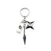 Luunay Anime Périphérique Naruto Porte-Clés Kunai Accessoires Bijoux Cadeau Porte-Clés Personnalisé Pendentif Bijoux en Acier