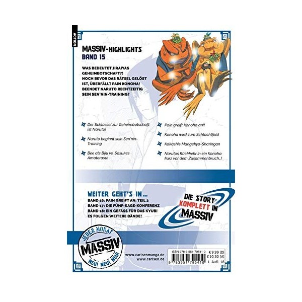 NARUTO Massiv 15: Die Originalserie als umfangreiche Sammelbandausgabe!