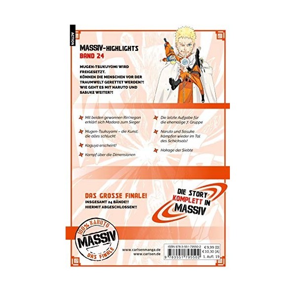 NARUTO Massiv 24: Die Originalserie als umfangreiche Sammelbandausgabe!