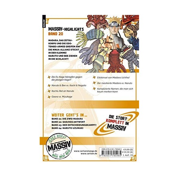 NARUTO Massiv 20: Die Originalserie als umfangreiche Sammelbandausgabe!