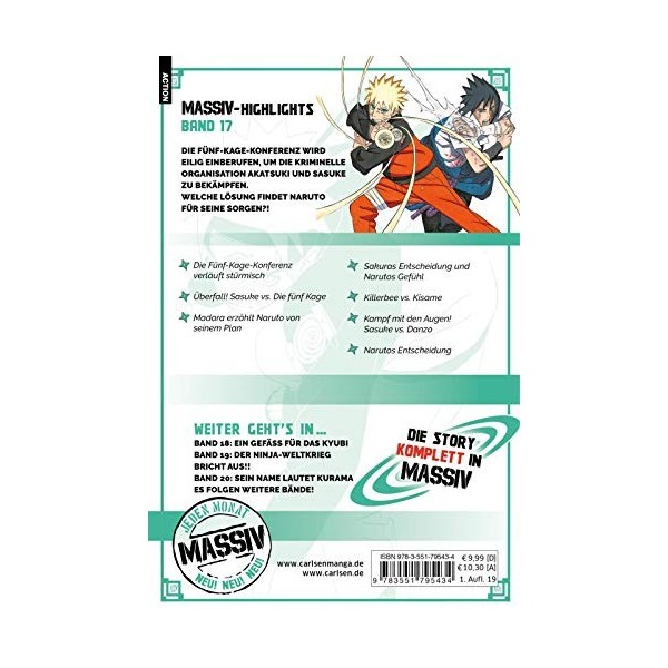 NARUTO Massiv 17: Die Originalserie als umfangreiche Sammelbandausgabe!