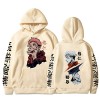 zhedu Manga Gojo Satoru Sweatshirts Japonais Jujutsu Kaisen Sweatshirt Yuji Itadori Sweats à Capuche Pull Y2k Pulls Streetwea