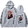 zhedu Manga Gojo Satoru Sweatshirts Japonais Jujutsu Kaisen Sweatshirt Yuji Itadori Sweats à Capuche Pull Y2k Pulls Streetwea