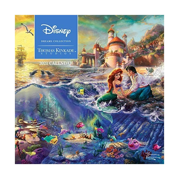 Disney Dreams Collection by Thomas Kinkade Studios: 2021 Wall Calendar