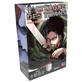 LAttaque des Titans Coffret T09 à T12: Coffret 4 tomes