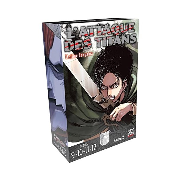 LAttaque des Titans Coffret T09 à T12: Coffret 4 tomes