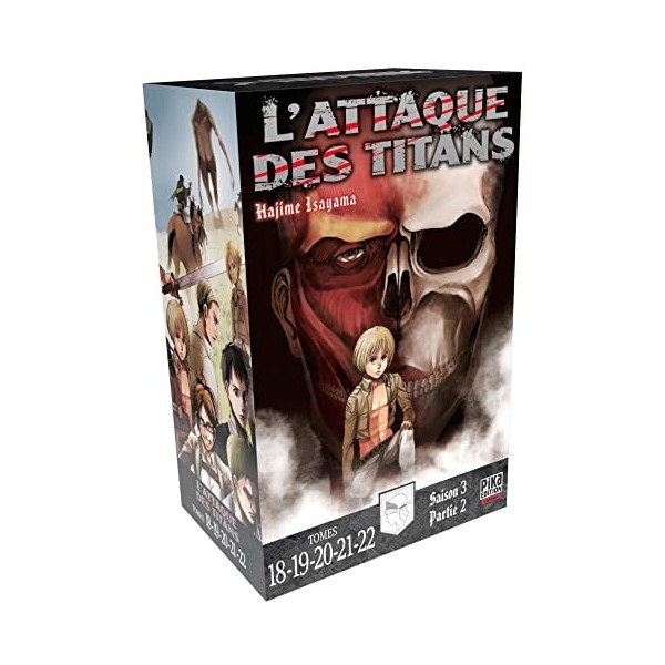 LAttaque des Titans Coffret T18 à T22: Coffret 5 tomes