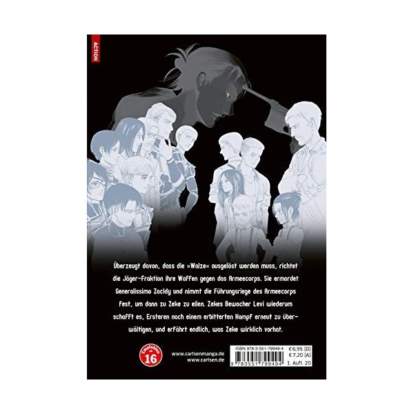 Attack on Titan 29: Atemberaubende Fantasy-Action im Kampf gegen grauenhafte Titanen