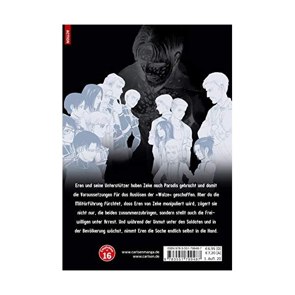 Attack on Titan 28: Atemberaubende Fantasy-Action im Kampf gegen grauenhafte Titanen