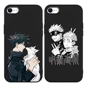 2 Pièces Coque pour iPhone 8/iPhone 7/iPhone SE 2022/2020 4.7 Anime Jujutsu Kaisen Gojo Satoru Itadori Yuji Manga 3D Motiv 