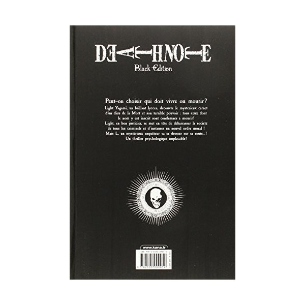 DEATH NOTE - BLACK EDITION - Tome 1 French Edition 