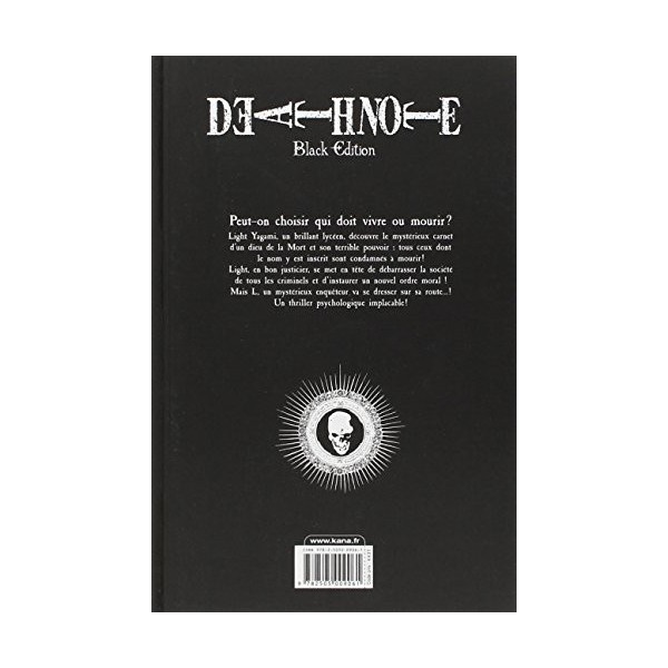 DEATH NOTE BLACK EDITION - Tome 2 Language French 