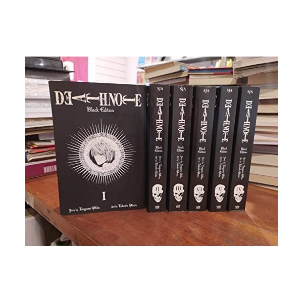 Death Note Black Edition Volume 1-6 Collection 6 Books Set Manga Tsugumi Ohba