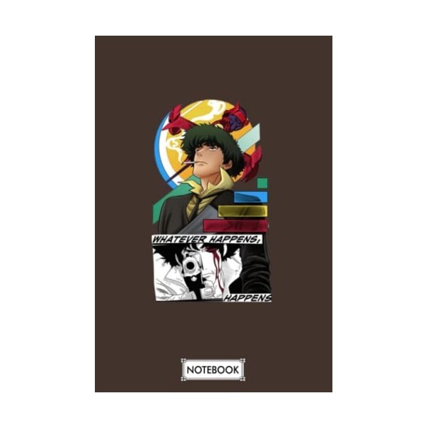 Cowboy Bebop N00348 Notebook: 6x9 120 Pages, Lined College Ruled Paper, Journal, Matte Finish Cover, Diary, Planner