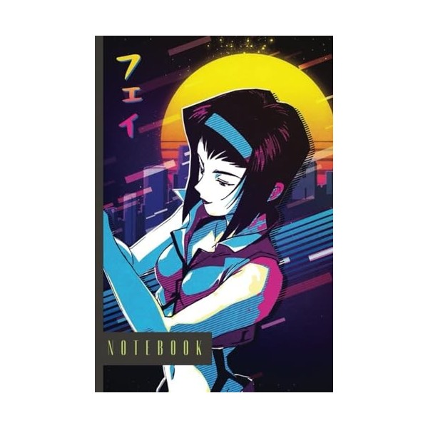 Cowboy Bebop Notebook No 18: Composition notebook 110 page .large 6x9 .. | Beautiful College Ruled Lined Notebook | Journal f