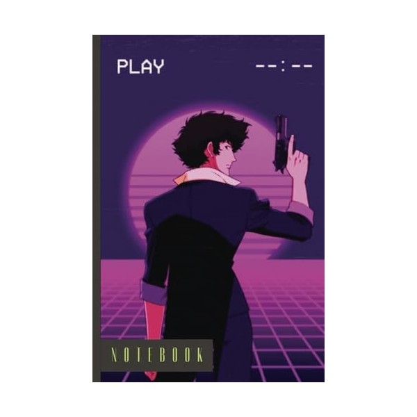 Cowboy Bebop Notebook No 14: Composition notebook 110 page .large 6x9 .. | Beautiful College Ruled Lined Notebook | Journal f