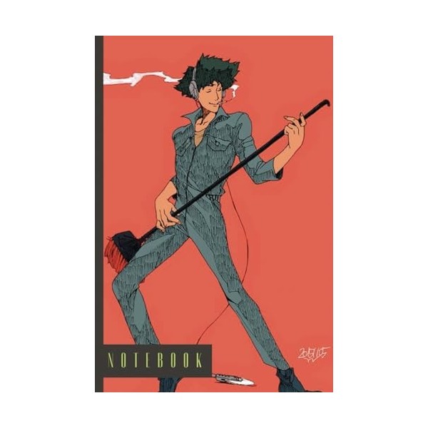 Cowboy Bebop Notebook No 15: Composition notebook 110 page .large 6x9 .. | Beautiful College Ruled Lined Notebook | Journal f