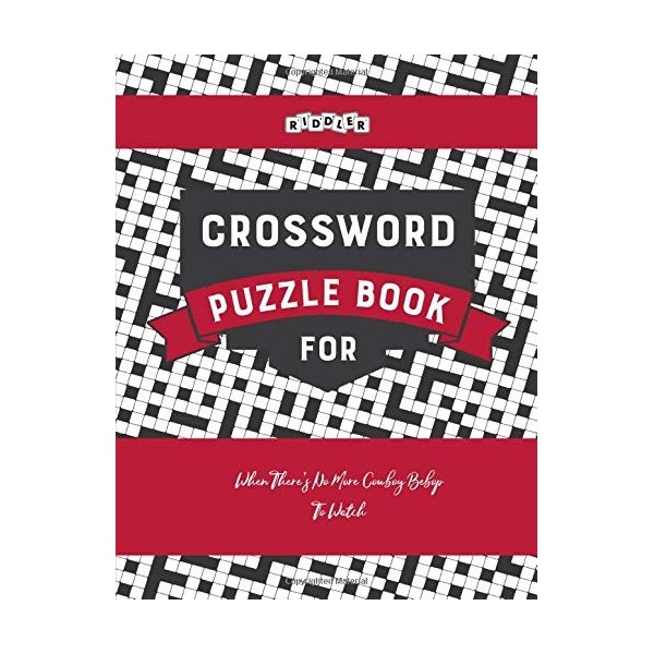 Crossword Puzzle Book for When Theres No More Cowboy Bebop To Watch