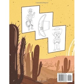 Cowboy Coloring book For kids: The Wild West Coloring Book: Adventures in the Cowboy Culture, Saddle Up and Explore the Thril
