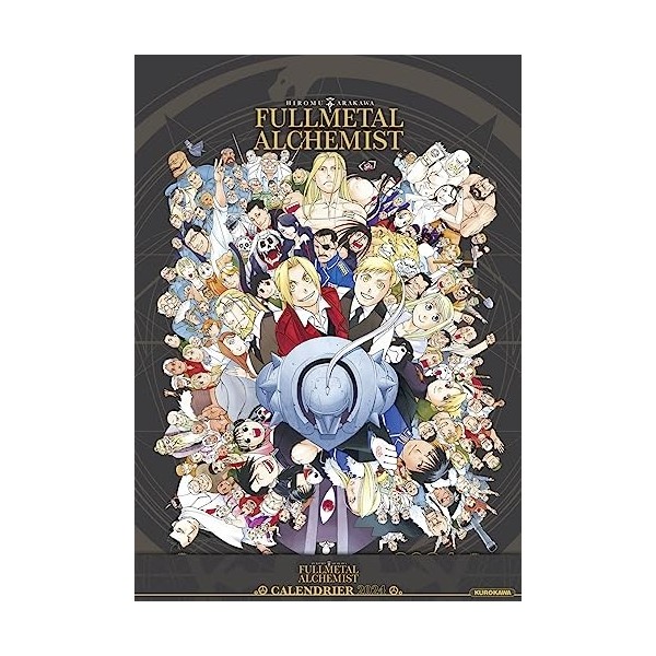 Calendrier Fullmetal Alchemist 2024