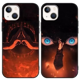 LYUBFDC 2 Pièces Animé Coque pour Apple iPhone XR 6.1 Pouce, avec Anime Motif Jujutsu Kaisen Ryomen Sukuna Manga Antichoc TPU