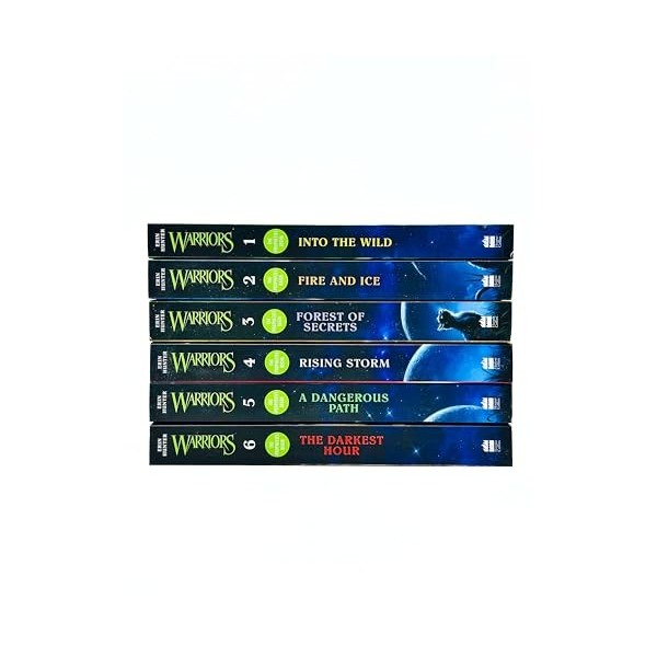 Erin Hunters Warriors Series 1-6 : Into the Wild - Fire and Ice - Forest of Secrets - Rising Storm - A Dangerous Path - T