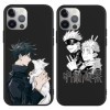 2 Pièces Coque pour iPhone XS/iPhone X 5.8 avec Anime Jujutsu Kaisen Gojo Satoru Itadori Yuji Manga 3D Imprimé Motiv Case D