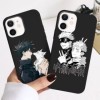 2 Pièces Coque pour iPhone XS/iPhone X 5.8 avec Anime Jujutsu Kaisen Gojo Satoru Itadori Yuji Manga 3D Imprimé Motiv Case D