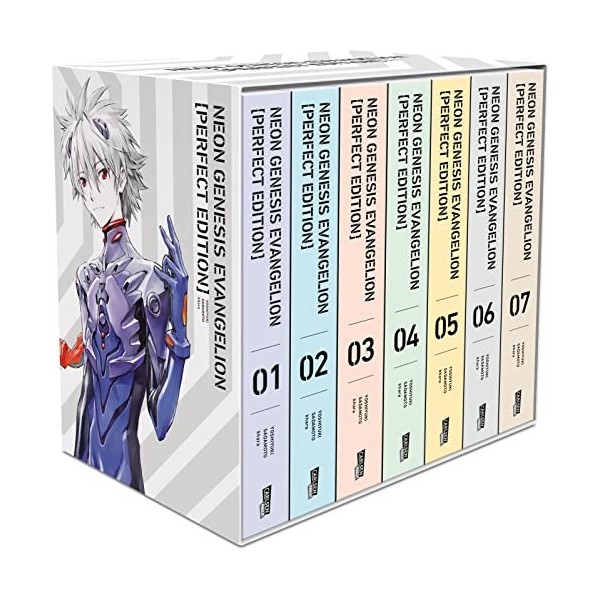 Neon Genesis Evangelion - Perfect Edition, Bände 1-7 im Sammelschuber mit Extras: Neue Edition in 7 Sammelbänden des Mecha-Kl