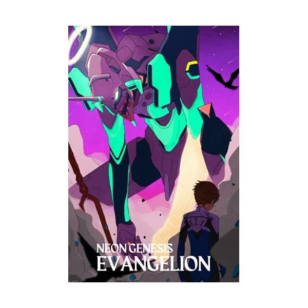 Neon Genesis Evangelion Shinji Ikari Asuka Misato Katsuragi: Notebook/notepad/diary/journal