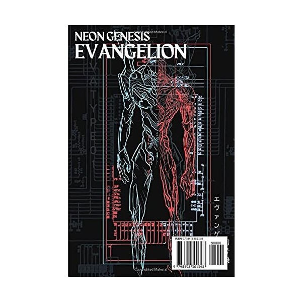 Neon Genesis Evangelion Shinji Ikari Asuka Misato Katsuragi: Notebook/notepad/diary/journal