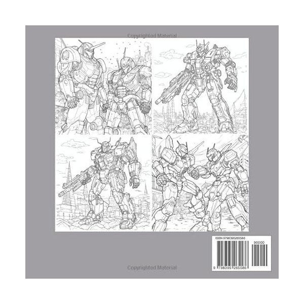 MECHA BATTLESUITS: A MANGA COLORING BOOK