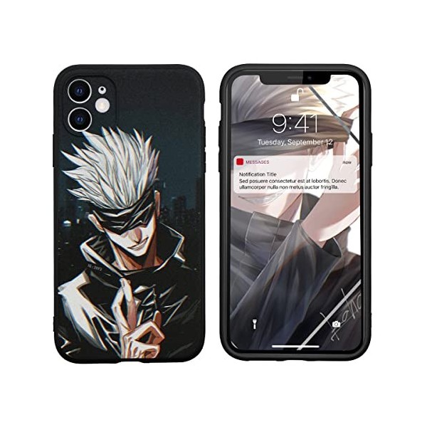 Coque pour Samsung Galaxy A71 4G 6,7" Antichoc Transparent Silicone TPU Protection Housse, Étui de Téléphone Anime Jujutsu 