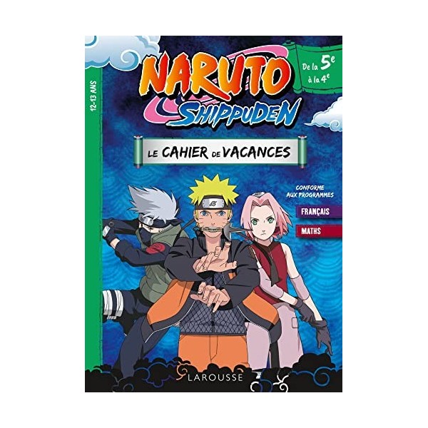 NARUTO SHIPPUDEN - Cahier de vacances de la 5e à la 4e