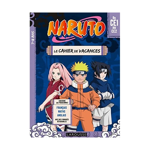 NARUTO - Cahier de vacances du CE1 au CE2