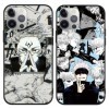 2 Pièces Coque pour iPhone 14 Plus 6.7 avec Anime Jujutsu Kaisen Gojo Satoru Itadori Yuji Manga 3D Imprimé Motiv Case Doux 