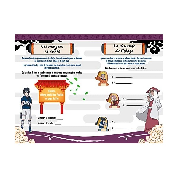 NARUTO - Enigmes du CP au CE1