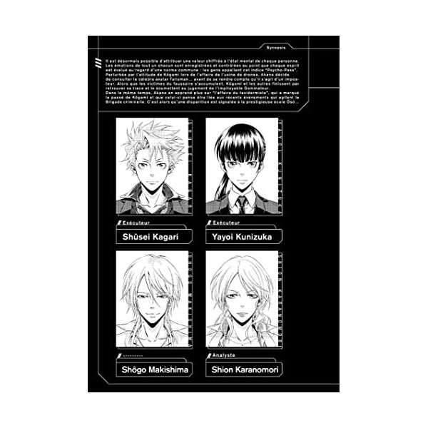 Psycho-Pass Saison 1 - Inspecteur Akane Tsunemori - Tome 3